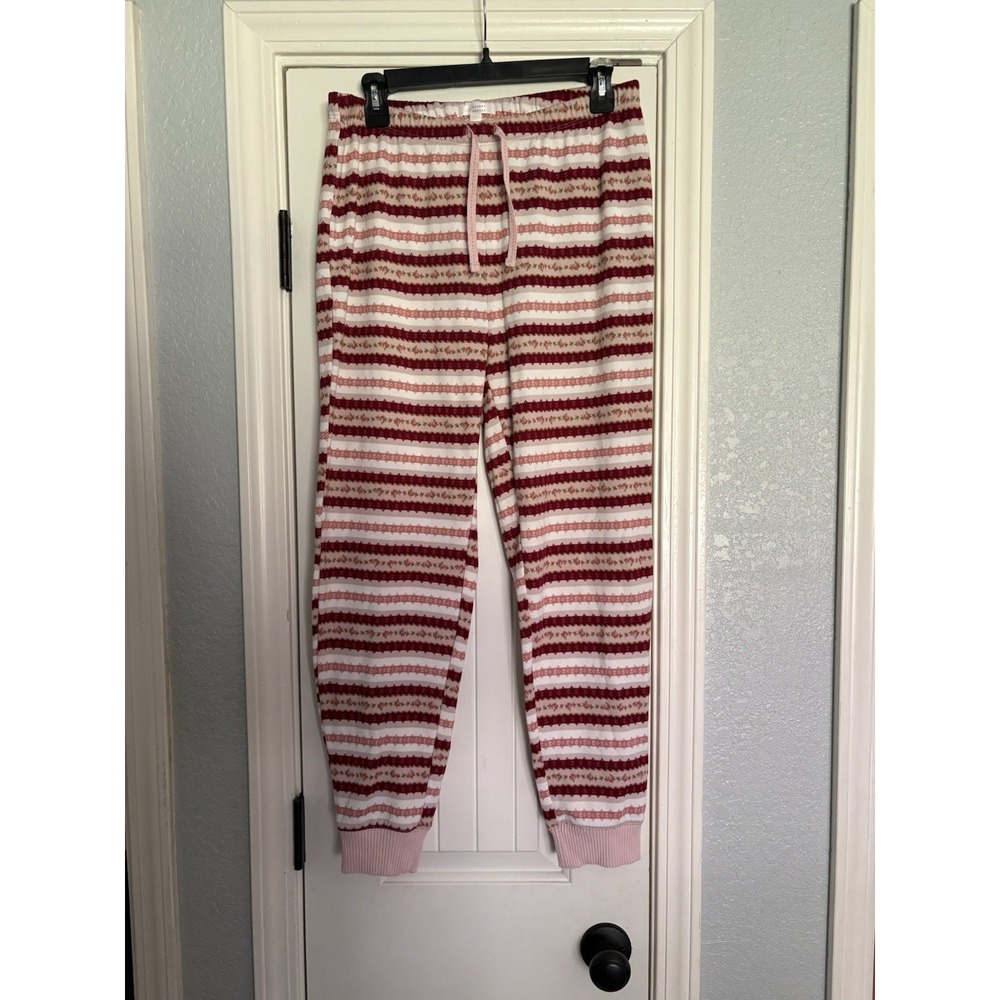 LC Lauren Conrad Intimates Women Sz M Pink Roses Print Lounge Pajama Pants